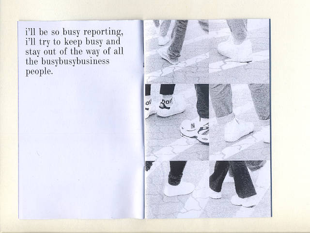 collage of white visitors with white sneakers